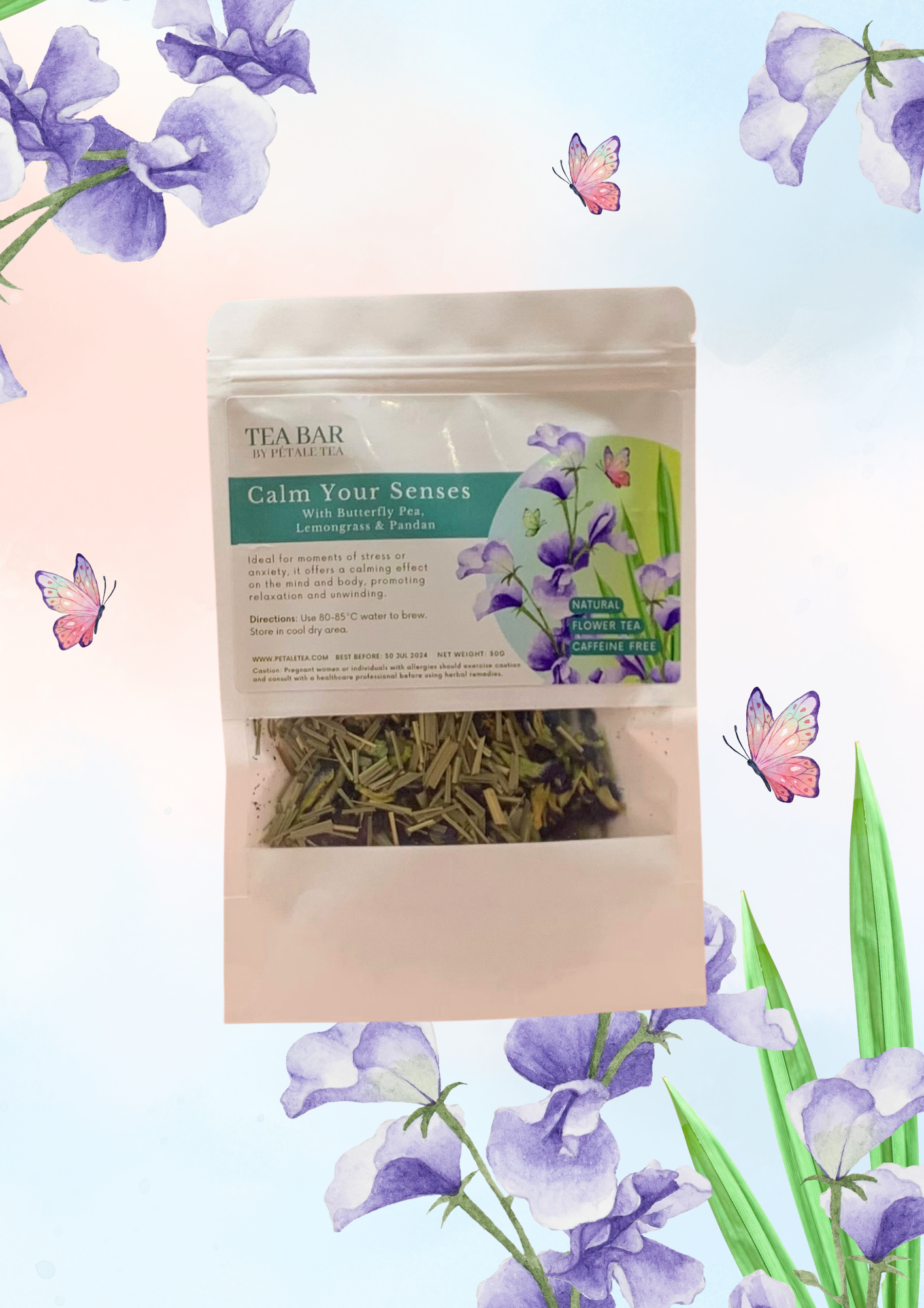 Calm Your Senses Wellness Tea Pack