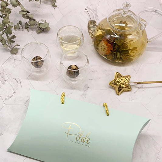 Petite Aqua Assorted Blooming Tea (6 teaballs)