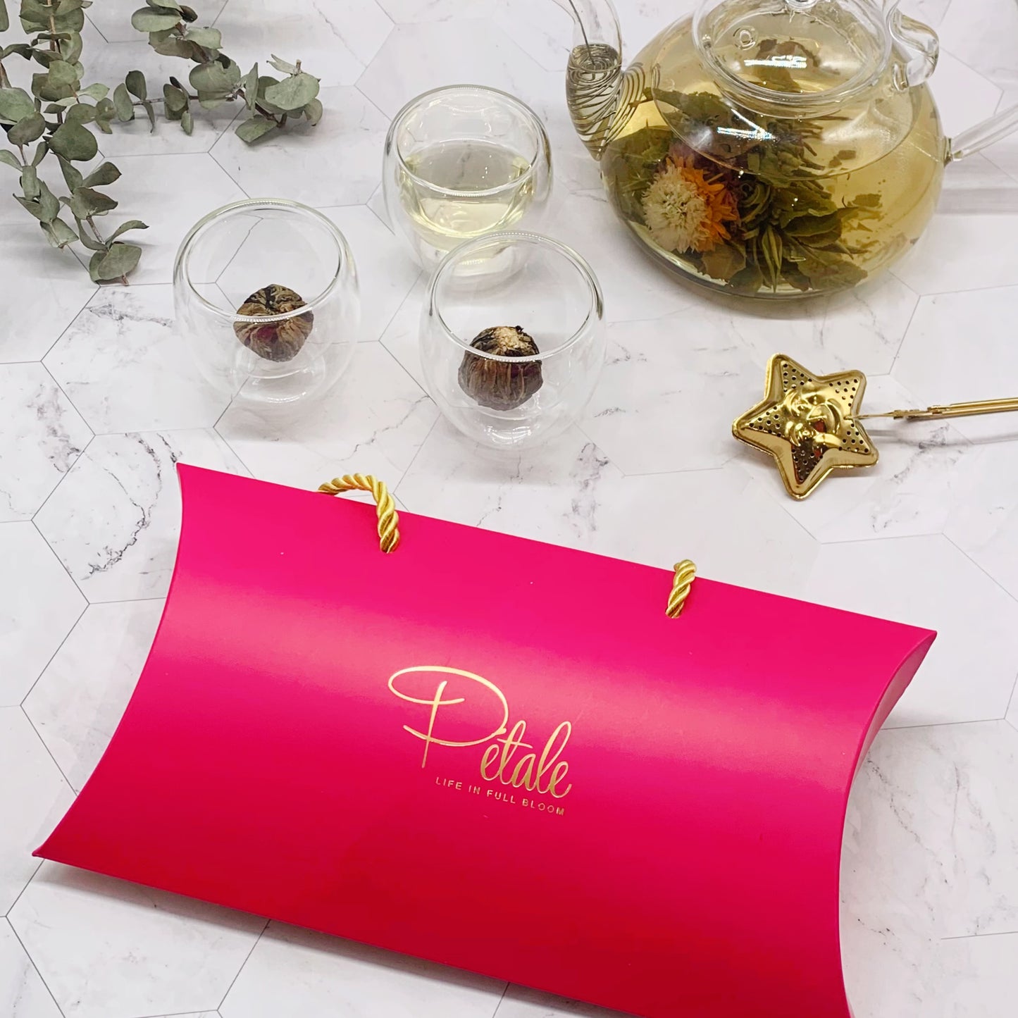 Petite Ruby Assorted Blooming Tea (6 teaballs)