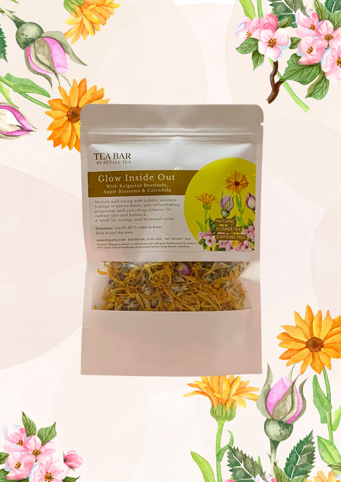 Glow Inside Out Wellness Tea Pack